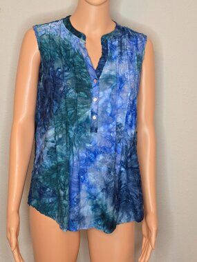 Ava & Grace Bohemian Style Tank Top Blouse, Women's Size Petite Medium